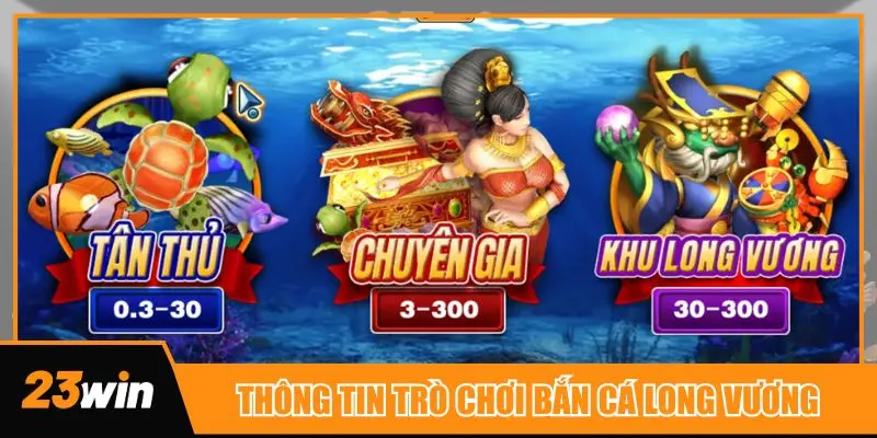 Thông tin trò chơi bắn cá Long Vương đình đám tại nền tảng 23win